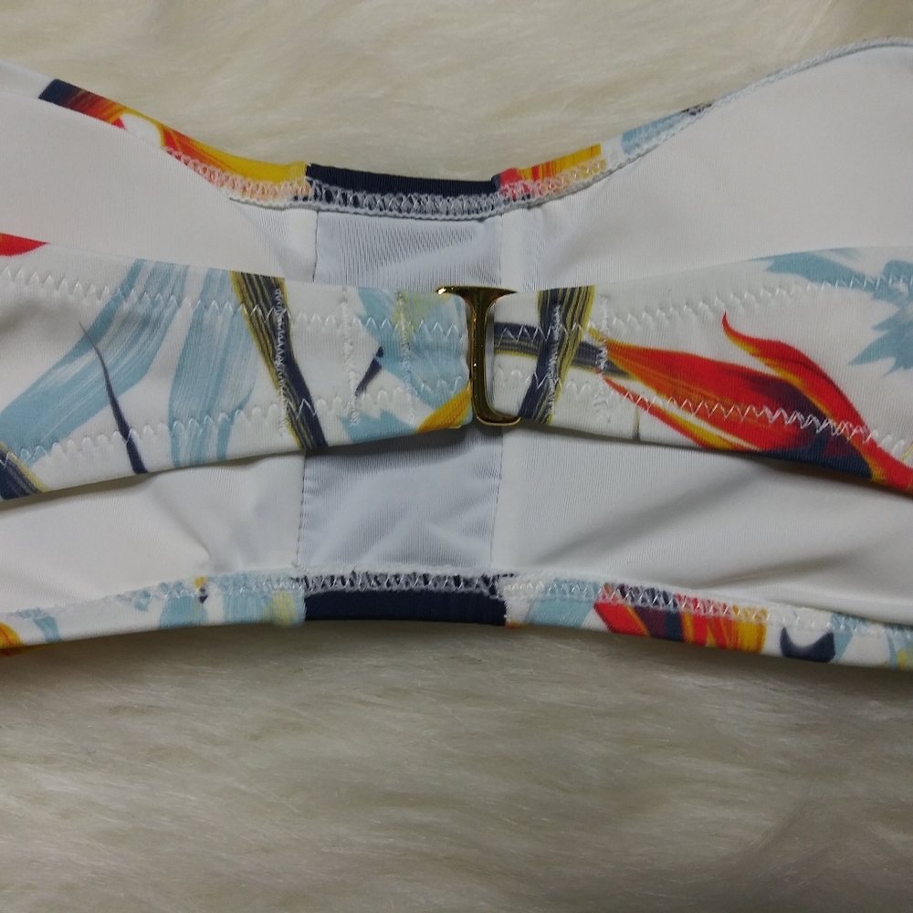 Lively bikini top and bottom tie sides floral - Picture 3 of 10